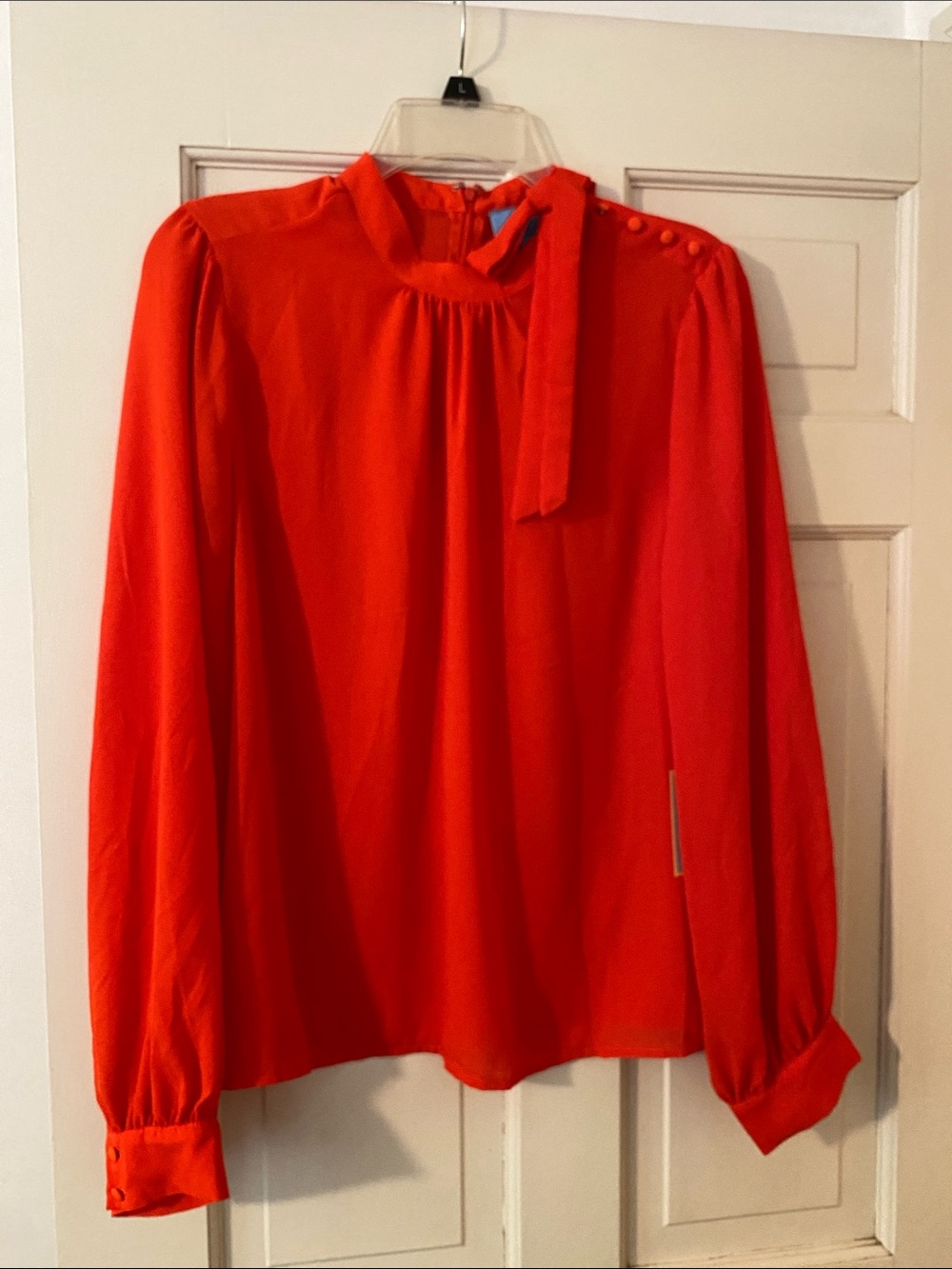 CeCe Tie-Neck Blouse